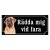 Bullmastiff gammaldags stil emaljskylt hund