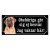 Bullmastiff gammaldags stil emaljskylt hund
