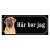 Bullmastiff gammaldags stil emaljskylt hund