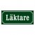 Skylt läktare stall