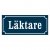 Skylt läktare stall