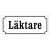 Skylt läktare stall