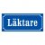Skylt läktare stall