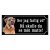 Cane corso brun gammaldags stil emaljskylt hund