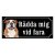 Engelsk bulldog gammaldags stil emaljskylt hund