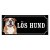 Engelsk bulldog gammaldags stil emaljskylt hund