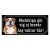 Engelsk bulldog gammaldags stil emaljskylt hund