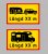 Dekal - Längd på ekipage - XX meter Husvagn eller Husbil visa omkörande bilar hur långt ditt ekipage är. dekal
klistermärke til