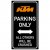 parkering KTM endast parking funny sign crushed krossa