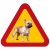 Fransk Bulldog Fralla Porträtt hund fin skylt varning för hunden ljus