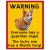 P1265802 Welsh corgi skyddsängel varning vakthund guardian angel skylt varningsskylt