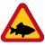 fisk karp varningsskylt varning för fisken akta fisken poolskylt sjö skylt till dammen guldfisk