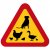 ankor varningsskylt Hund (stor), P776409 höna & anka