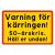 Varning för kärringen! 50-årskris. Håll er undan rolig skylt present till kvinna som fyller 50 år 50-årspresent rolig gåva