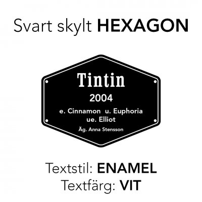 Finaste boxskylten box stallskylt hästskylt med egen text bästa stället att köpa boxskyltar