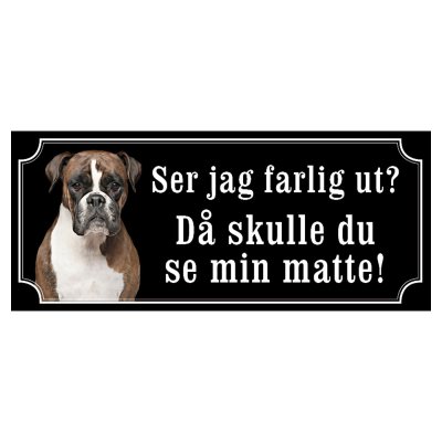 Boxer brun/vit "gammaldags stil"