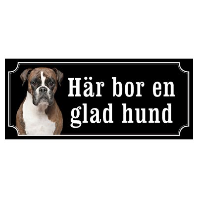 Boxer brun/vit "gammaldags stil"