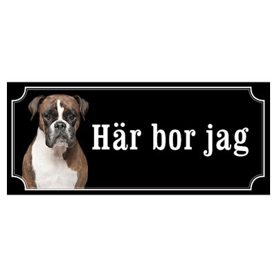 Boxer brun/vit "gammaldags stil"