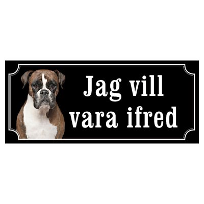 Boxer brun/vit "gammaldags stil"