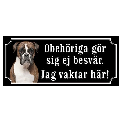 Boxer brun/vit "gammaldags stil"
