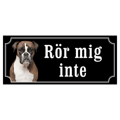 Boxer brun/vit "gammaldags stil"