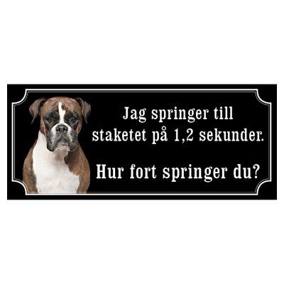 Boxer brun/vit "gammaldags stil"