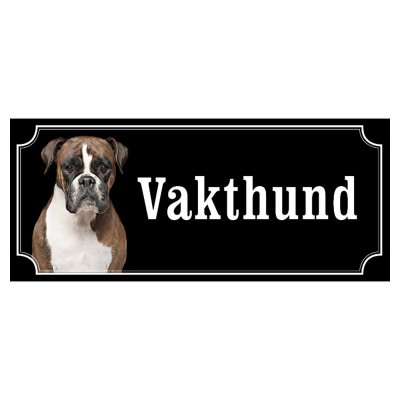 Boxer brun/vit "gammaldags stil"
