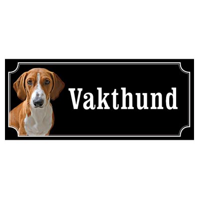 Drever hundskylt gammaldags stil emaljskylt hund