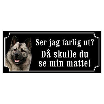 Gråhund grå gammaldags stil emaljskylt hund