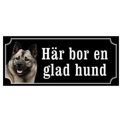 Gråhund grå gammaldags stil emaljskylt hund