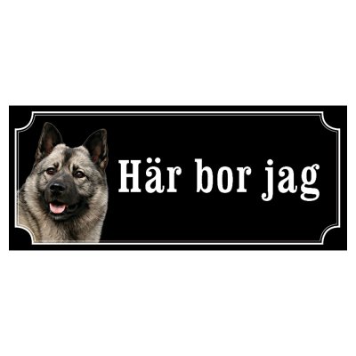 Gråhund grå gammaldags stil emaljskylt hund
