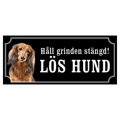 Tax brun långhårig "gammaldags stil"