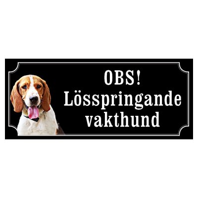 Artno anglo russkaja hundskylt gammaldags stil emaljskylt hund