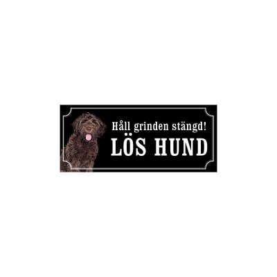 skylt labradoodle brun