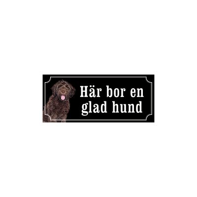skylt labradoodle brun