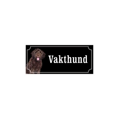 skylt labradoodle brun