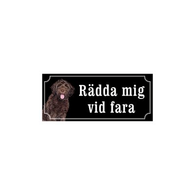 skylt labradoodle brun