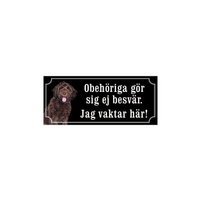 skylt labradoodle brun