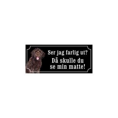 skylt labradoodle brun