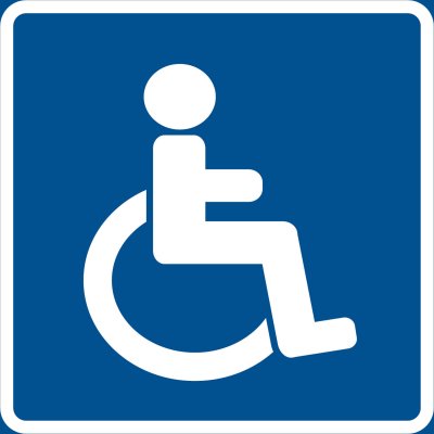 Handikapp skylt rullstol
parkering skylt P handikappparketing