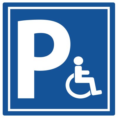 Handikapp skylt parkering