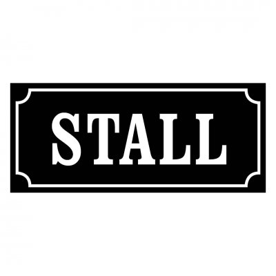 Skylt stall i olika förger och storlekar