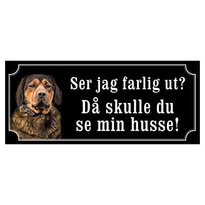 Alpine Dachsbracke alpenländische dachsbracke hundskylt dogsign sign dog happy print hjortröd finaste skylten tanfärgad hundskyl
