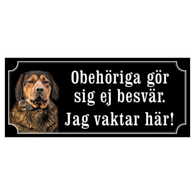 Alpine Dachsbracke alpenländische dachsbracke hundskylt dogsign sign dog happy print hjortröd finaste skylten tanfärgad hundskyl