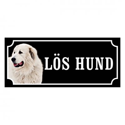 Pyrenéerhund - hundskylt