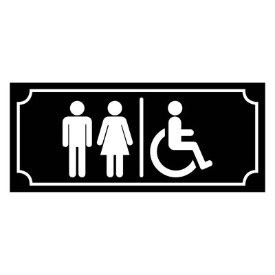 WC/Toalettskylt, olika sorter