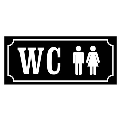 WC/Toalettskylt, olika sorter