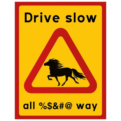 Drive slow islandshästar