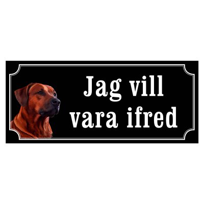 rhodesian ridgeback skyltar i gammaldagsstil