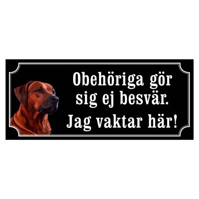 rhodesian ridgeback skyltar i gammaldagsstil